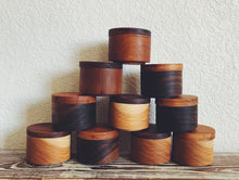 Load image into Gallery viewer, Handmade Walnut Salt Silo, Box, Container, Walnut Hardwood - The Anders Collective