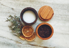 Load image into Gallery viewer, Handmade Walnut Salt Silo, Box, Container, Walnut Hardwood - The Anders Collective