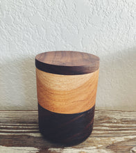 Load image into Gallery viewer, Handmade Walnut Salt Silo, Box, Container, Walnut Hardwood - The Anders Collective