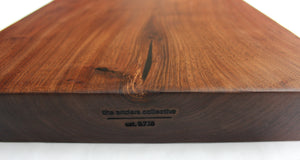 Handmade Figured Walnut Charcuterie Boards and Cutting Boards - Branding Iron Endgrain - Walnut Hardwood - The Anders Collective